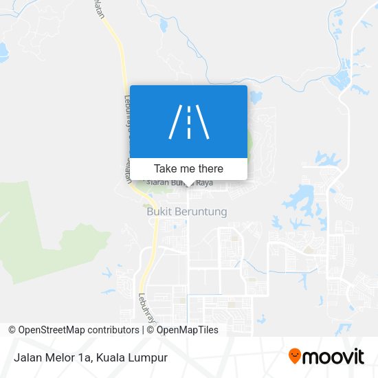 Peta Jalan Melor 1a