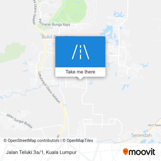 Jalan Teluki 3a/1 map