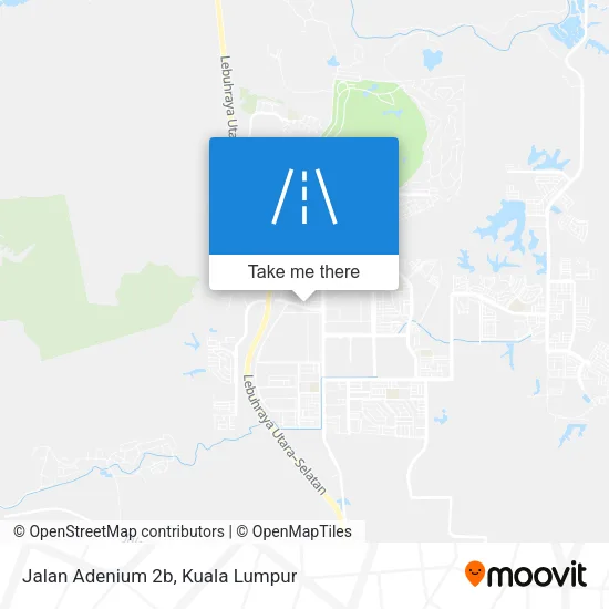 Jalan Adenium 2b map