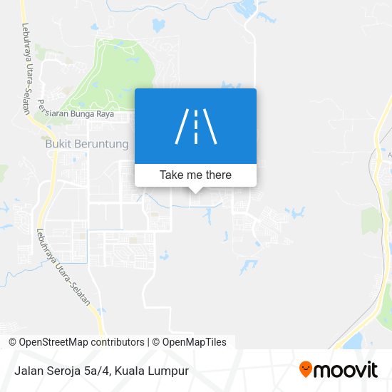 Jalan Seroja 5a/4 map