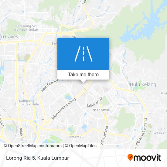 Lorong Ria 5 map