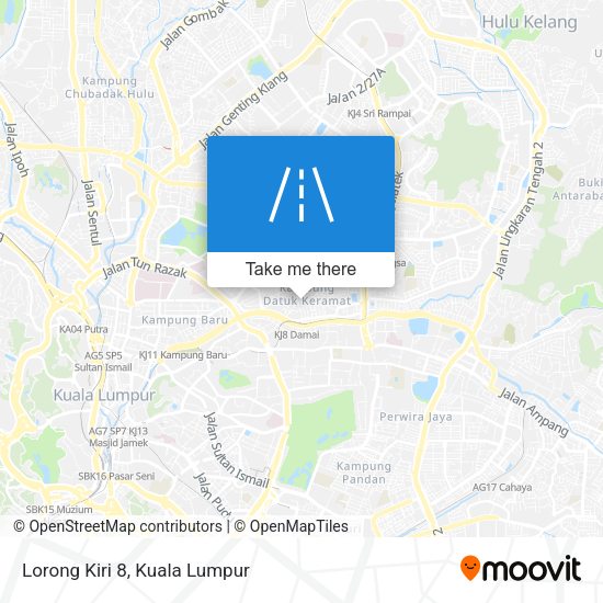 Lorong Kiri 8 map