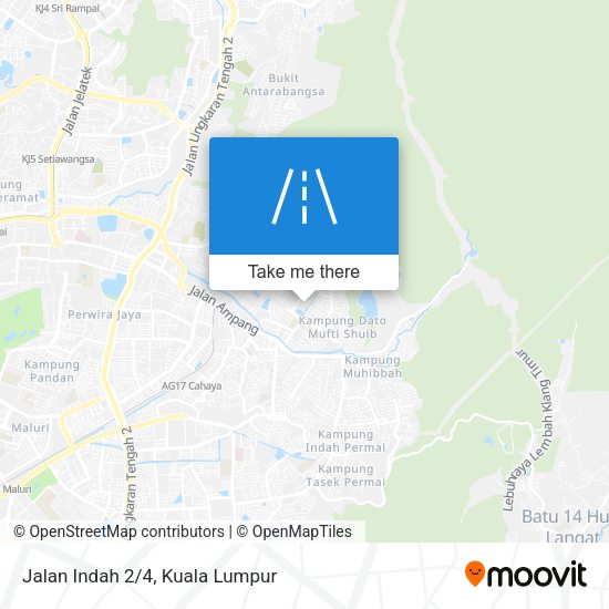 Jalan Indah 2/4 map