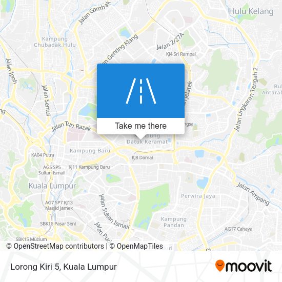 Lorong Kiri 5 map