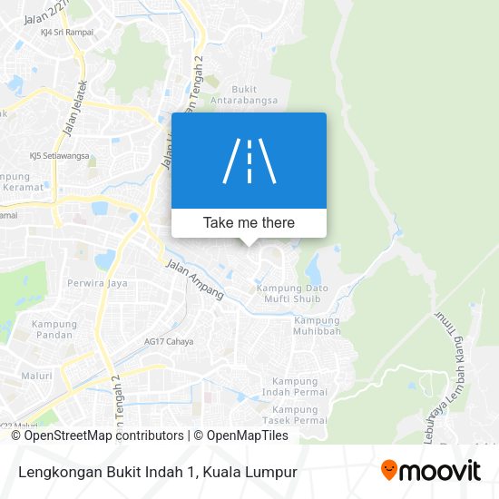 Lengkongan Bukit Indah 1 map