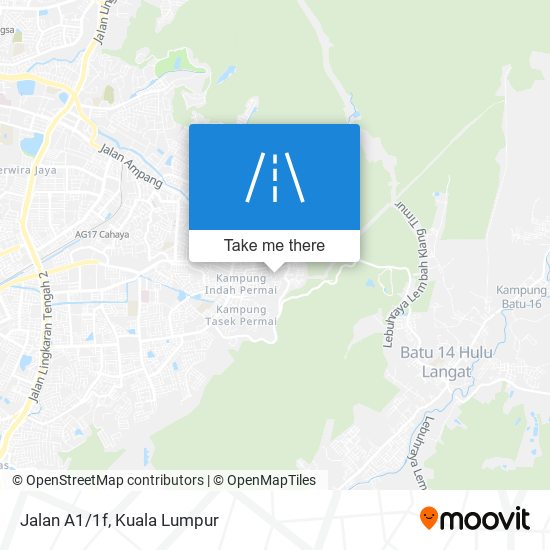 Jalan A1/1f map