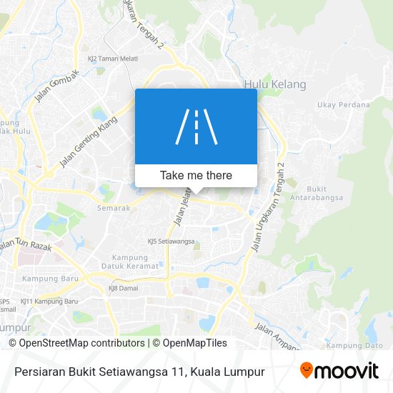 Peta Persiaran Bukit Setiawangsa 11