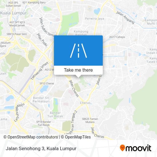 Peta Jalan Senohong 3
