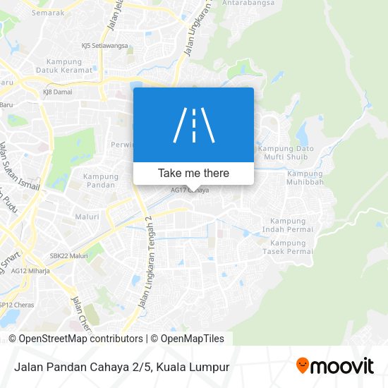 Jalan Pandan Cahaya 2/5 map