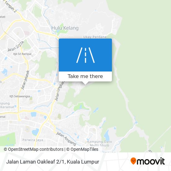 Jalan Laman Oakleaf 2/1 map