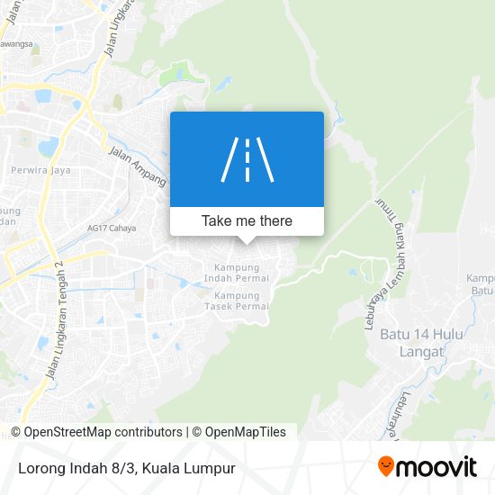 Lorong Indah 8/3 map