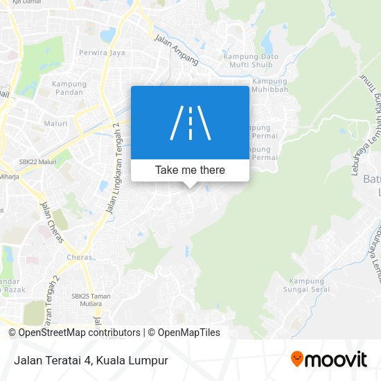 Jalan Teratai 4 map