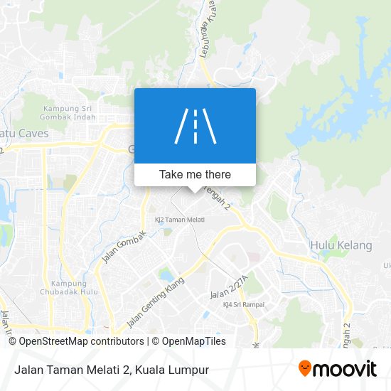 Peta Jalan Taman Melati 2