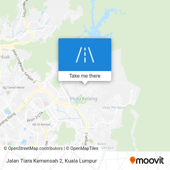 Jalan Tiara Kemensah 2 map