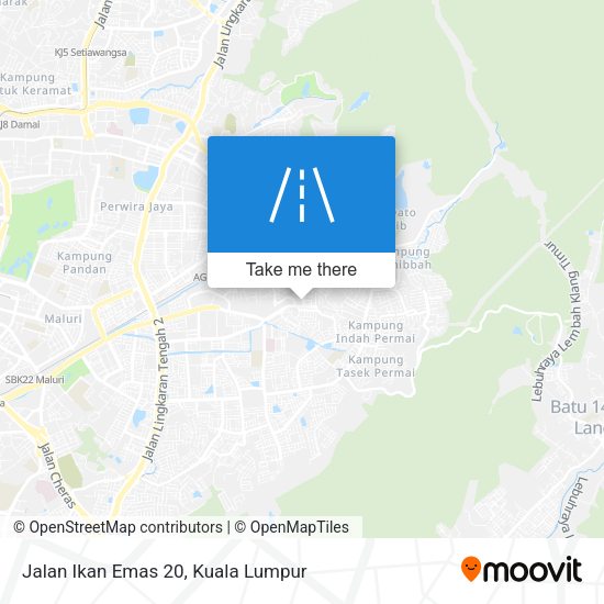 Jalan Ikan Emas 20 map
