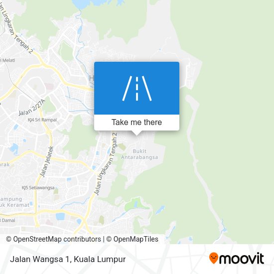 Jalan Wangsa 1 map