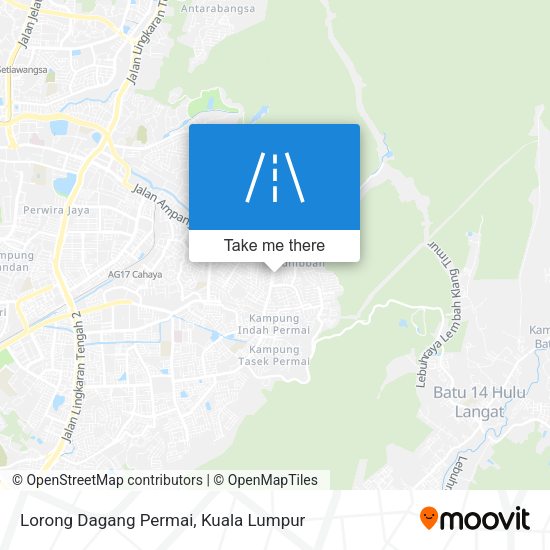 Lorong Dagang Permai map