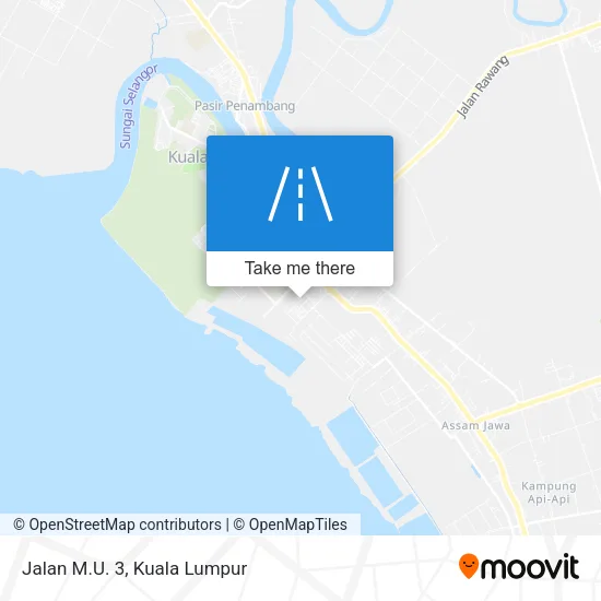 Jalan M.U. 3 map