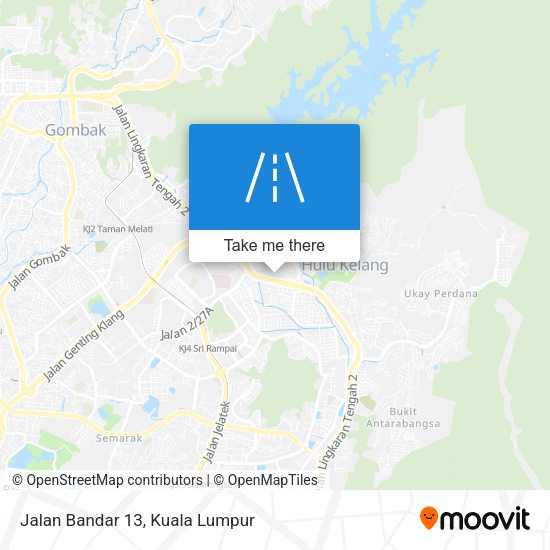 Jalan Bandar 13 map