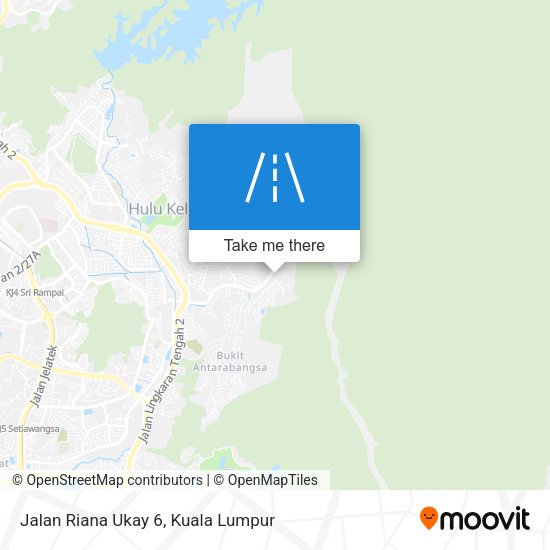 Peta Jalan Riana Ukay 6