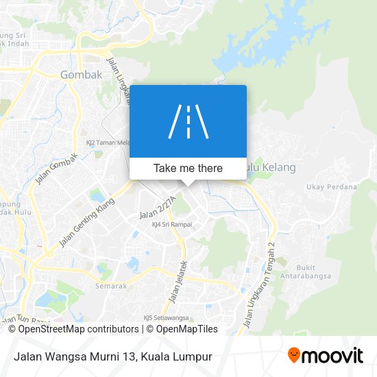 Jalan Wangsa Murni 13 map
