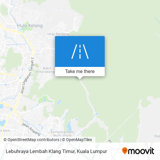 Lebuhraya Lembah Klang Timur map