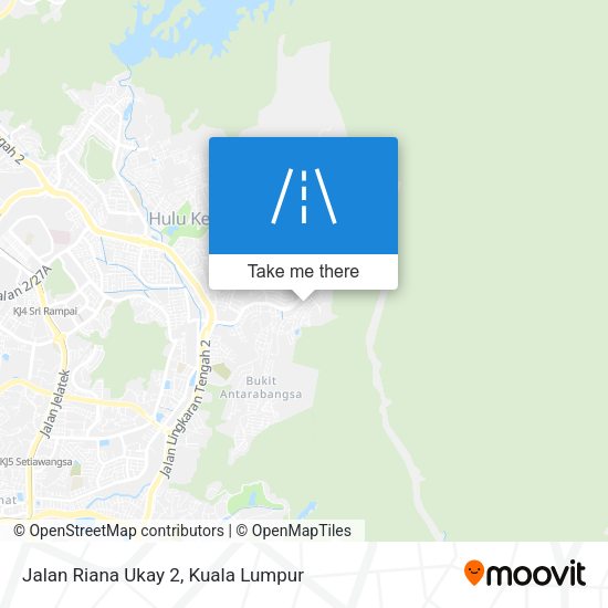 Jalan Riana Ukay 2 map
