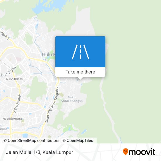 Peta Jalan Mulia 1/3