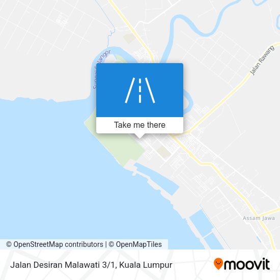 Jalan Desiran Malawati 3/1 map