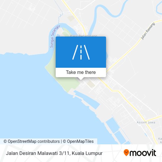 Jalan Desiran Malawati 3/11 map