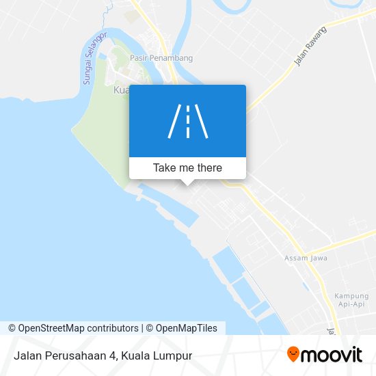 Jalan Perusahaan 4 map