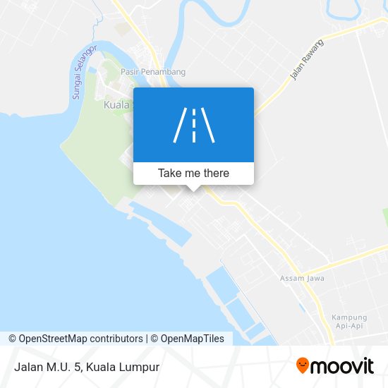 Jalan M.U. 5 map