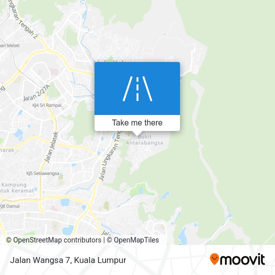 Jalan Wangsa 7 map