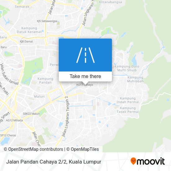 Jalan Pandan Cahaya 2/2 map