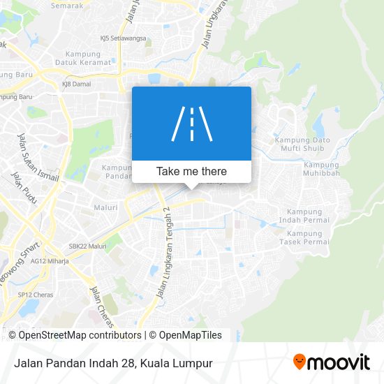 Jalan Pandan Indah 28 map