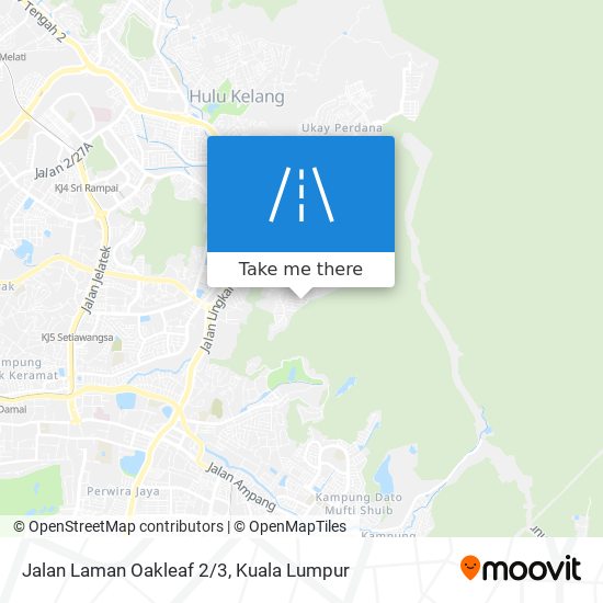 Jalan Laman Oakleaf 2/3 map