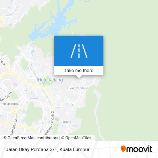 Jalan Ukay Perdana 3/1 map