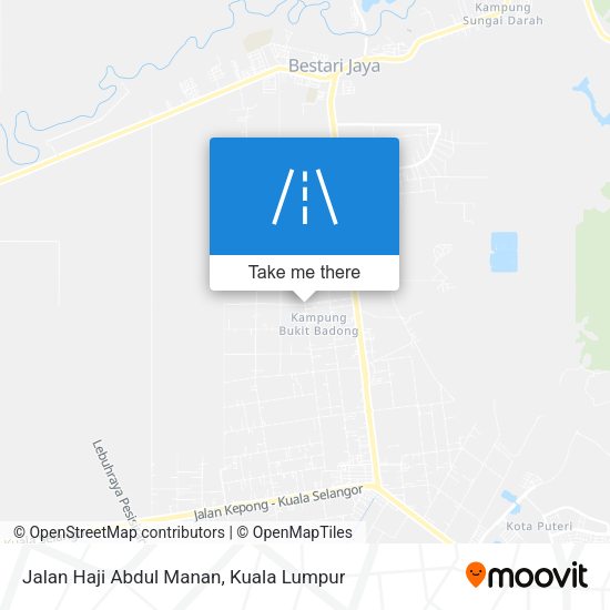 Jalan Haji Abdul Manan map
