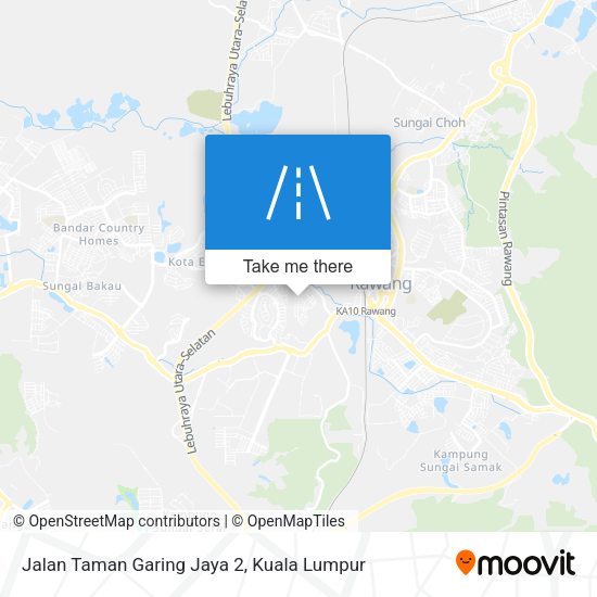 Jalan Taman Garing Jaya 2 map