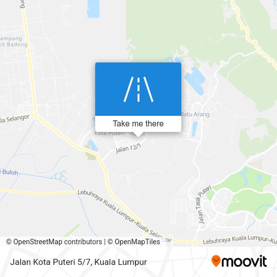 Jalan Kota Puteri 5/7 map