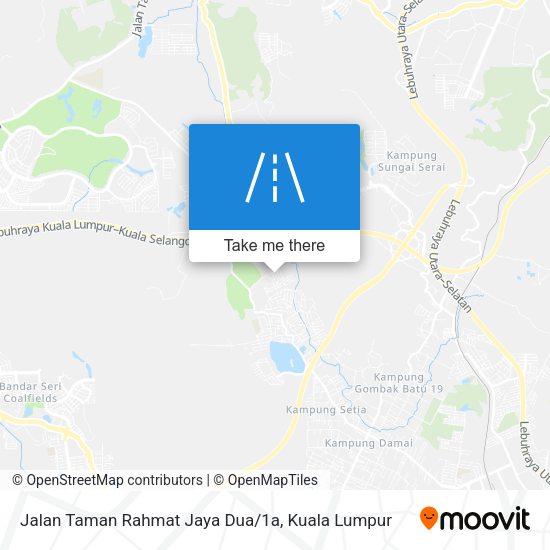 Peta Jalan Taman Rahmat Jaya Dua/1a