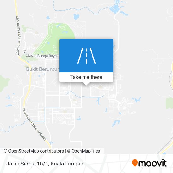 Jalan Seroja 1b/1 map