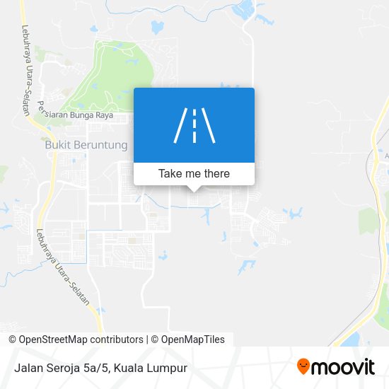 Peta Jalan Seroja 5a/5