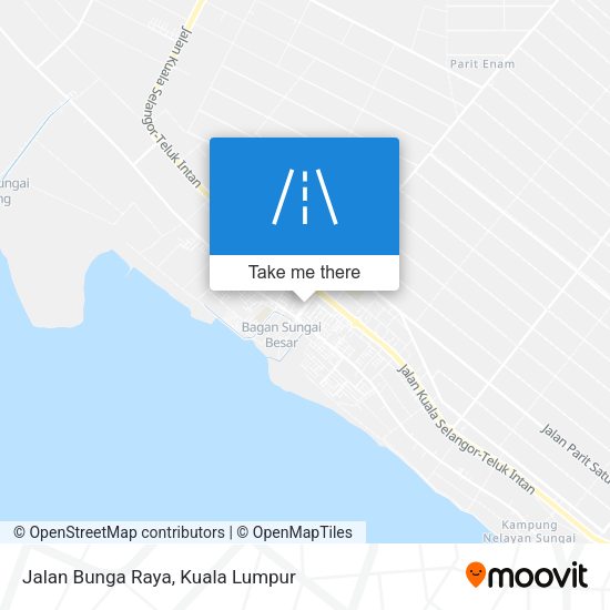 Jalan Bunga Raya map