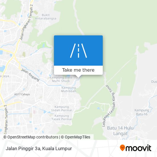 Jalan Pinggir 3a map