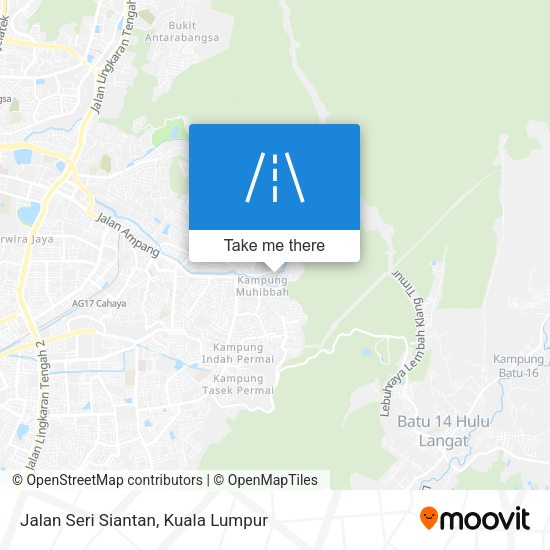 Peta Jalan Seri Siantan