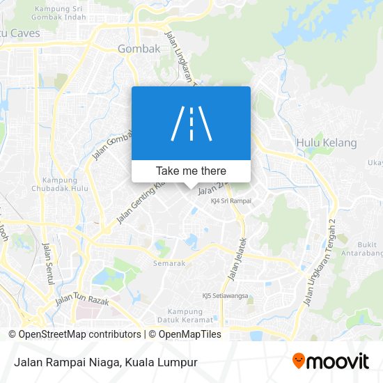Jalan Rampai Niaga map