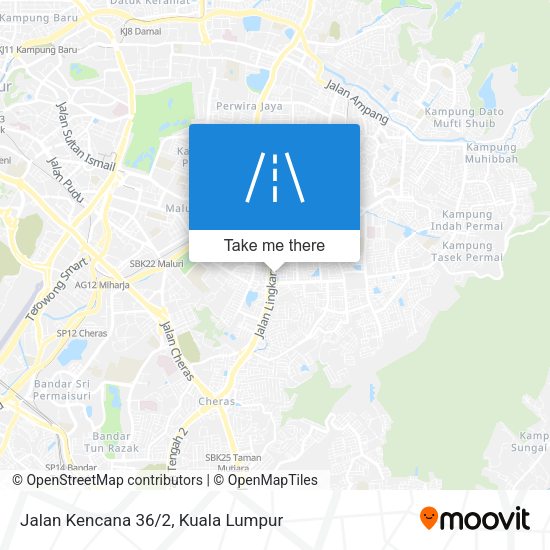 Jalan Kencana 36/2 map