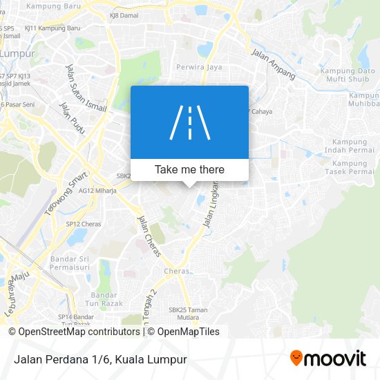 Jalan Perdana 1/6 map