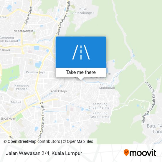 Jalan Wawasan 2/4 map